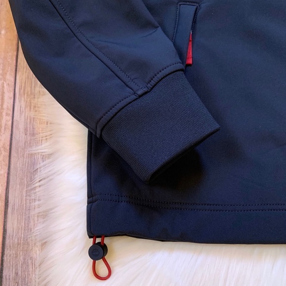 Timberland Navy Wind Resistant Hooded Jacket - Picture 3 of 7